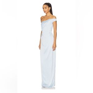 Nookie One Shoulder Light Blue Dress